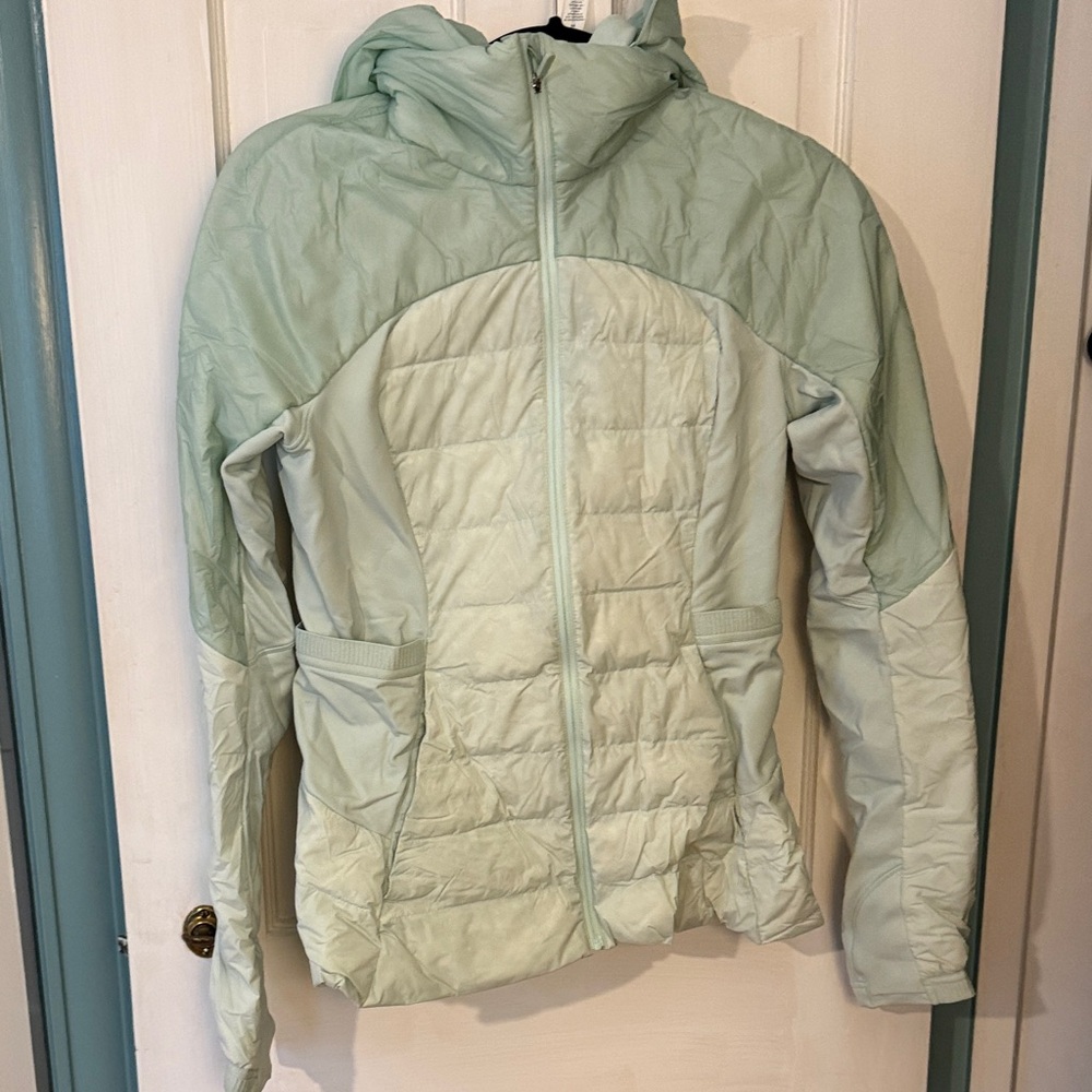lululemon athletica Mint Green Puffer Jacket